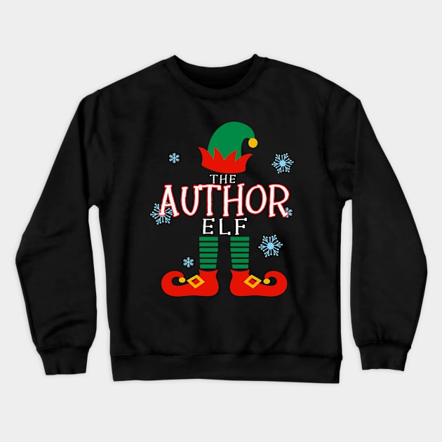 Author Christmas Elf Gifts Crewneck Sweatshirt by FamilyLove